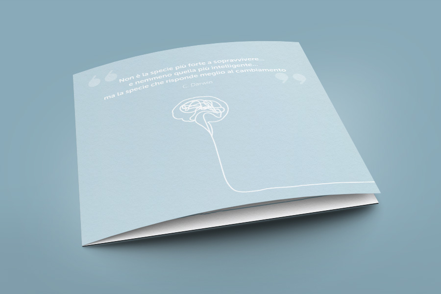 medical psychologist brochure business card brand identity brain