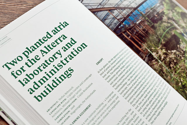 book design Interior Gardens Birkhäuser Verlag