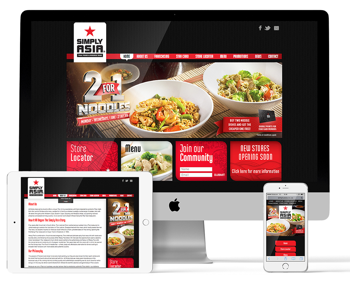campaign Promotion advert in store collateral simply asia noodles Thailand behind the scenes Radio tvc