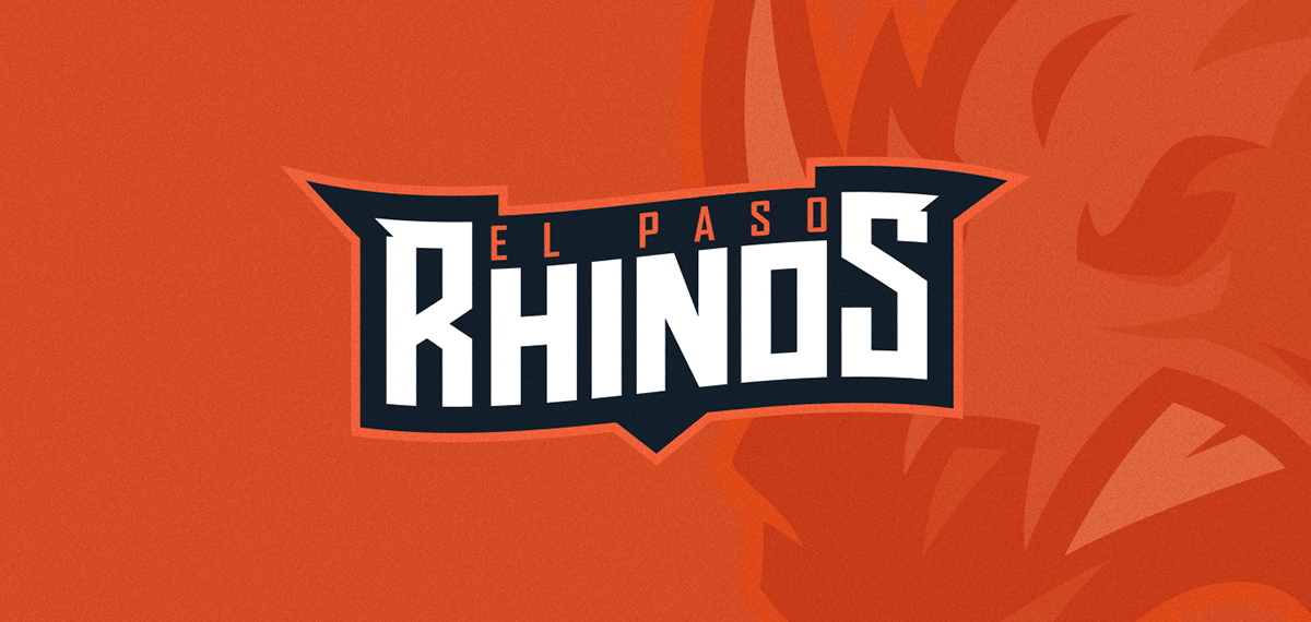 Rhino rhinos paso Mexicano logo sport brand team E-Sport