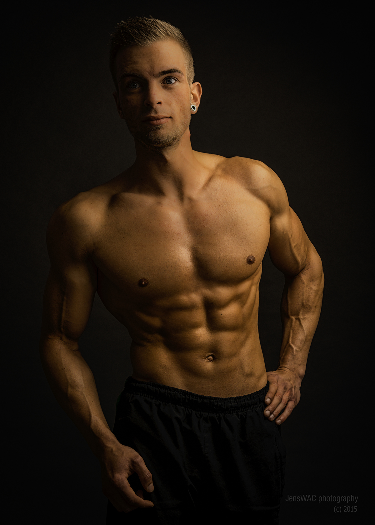 male model danny germany fitness abs sixpack