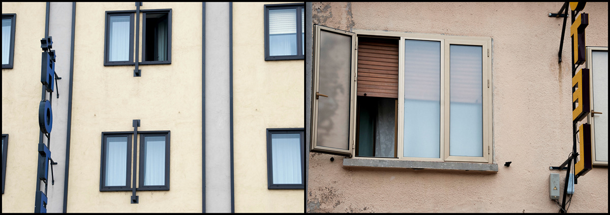 Lingotto quartiere torino balconi finestre windows balconies Turin district