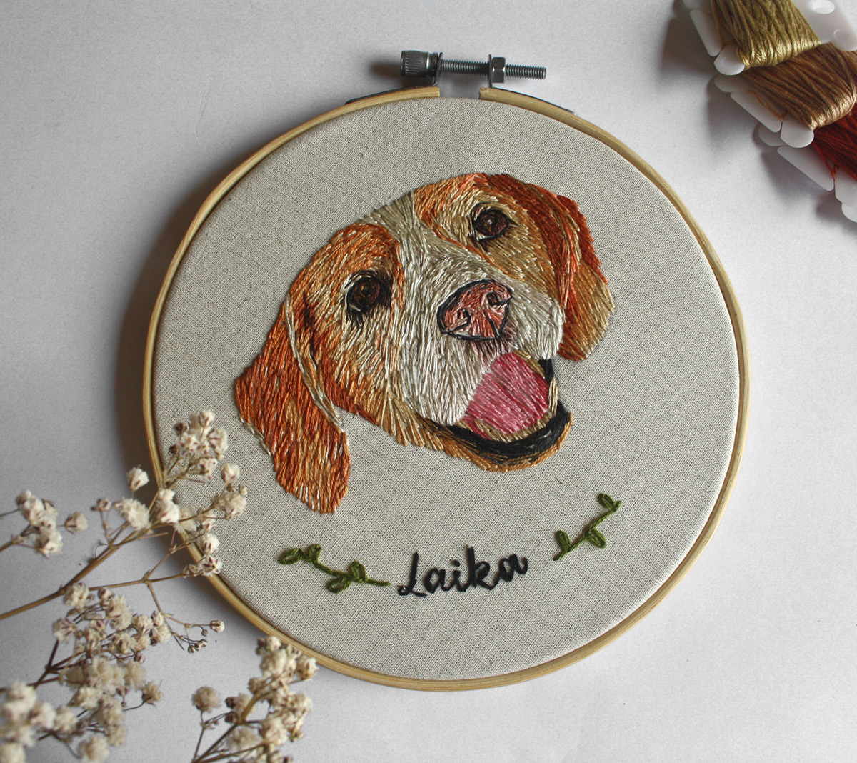 bordado Embroidery custom embroidery dog Pet