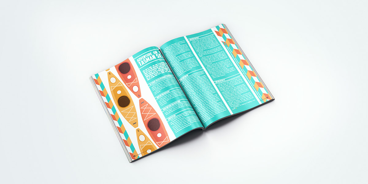 Adobe Portfolio magazine layout