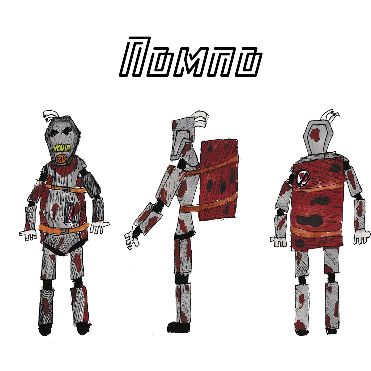 characterdesign conceptart robot love death robots characters digital 3d sculpting  Game Art pompo the robot pompotherobot
