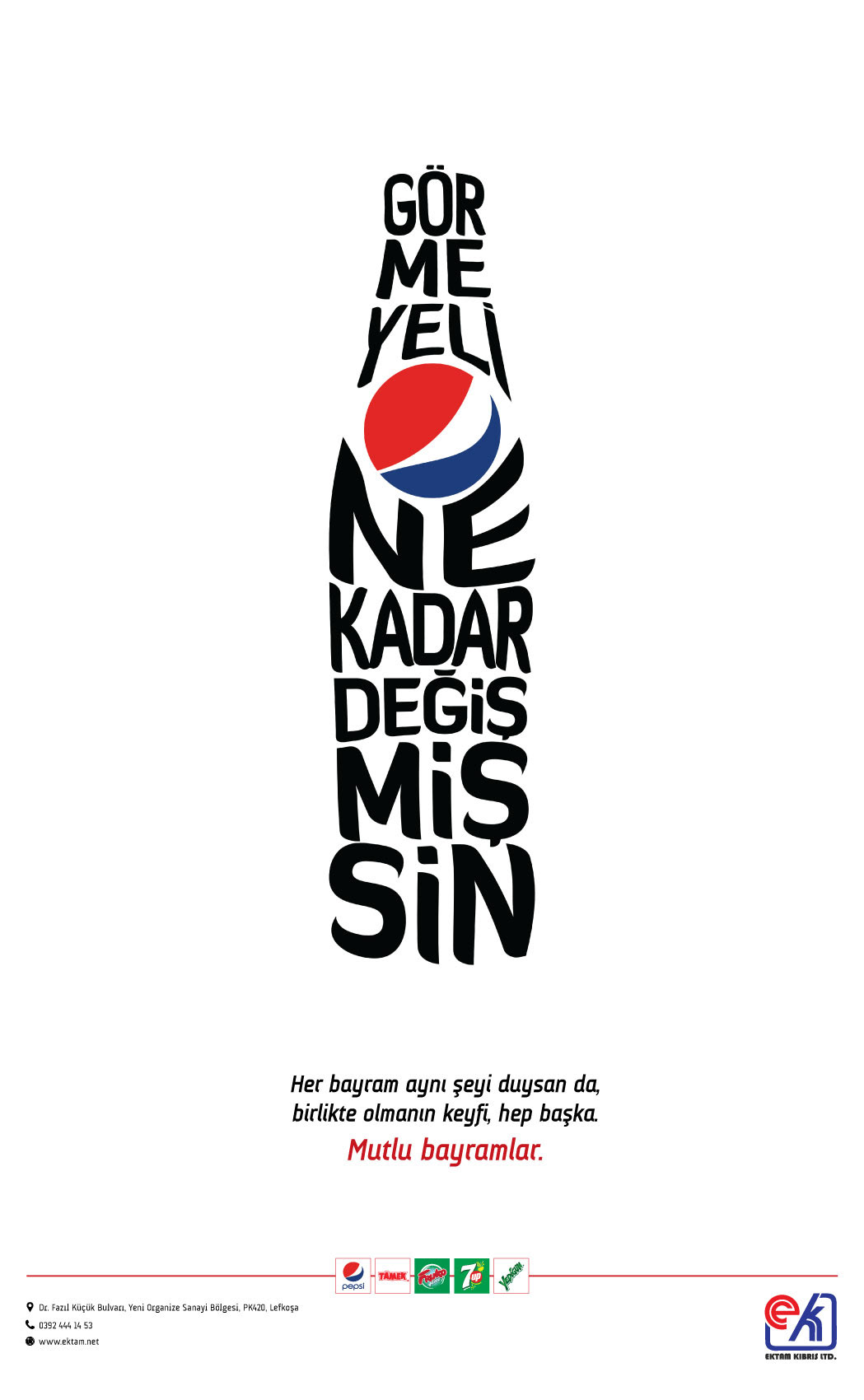 print ad ad pepsi bottle typography   newspaper basın ilanı Gazete İlanı Advertising  idea