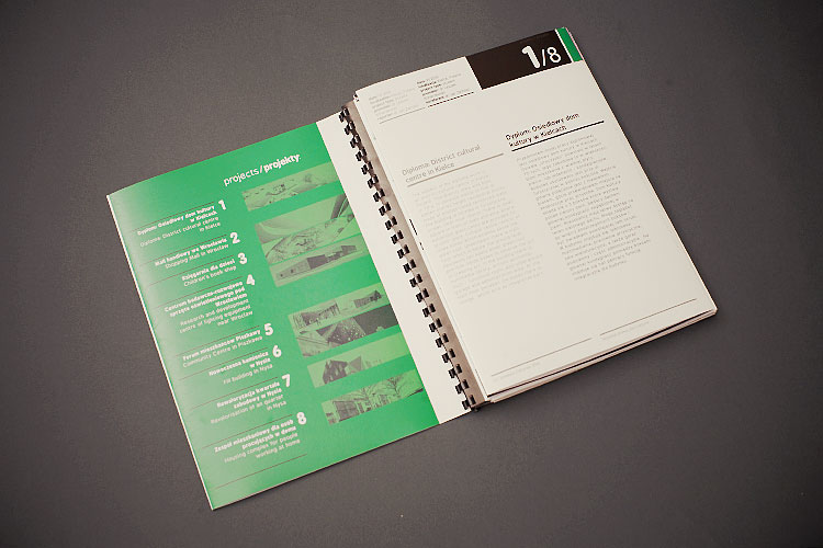 portfolio student printed pages book