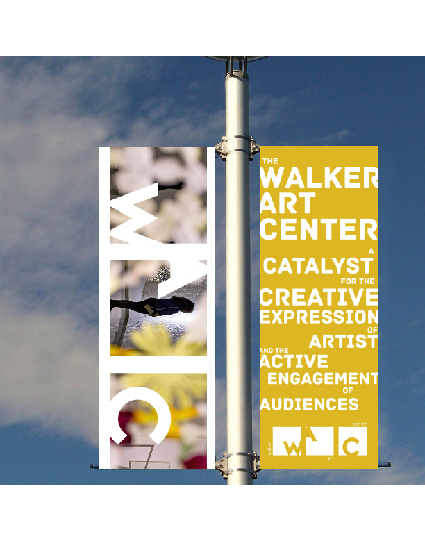 brand identity logo multi-use Multi-purpose business card Art museum museum Walker Art Center