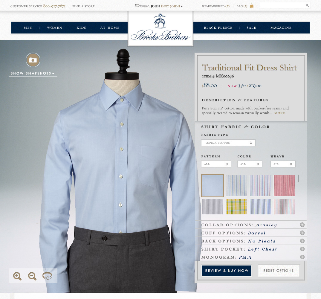 Brooks Brothers Custom Shirt/Suit 