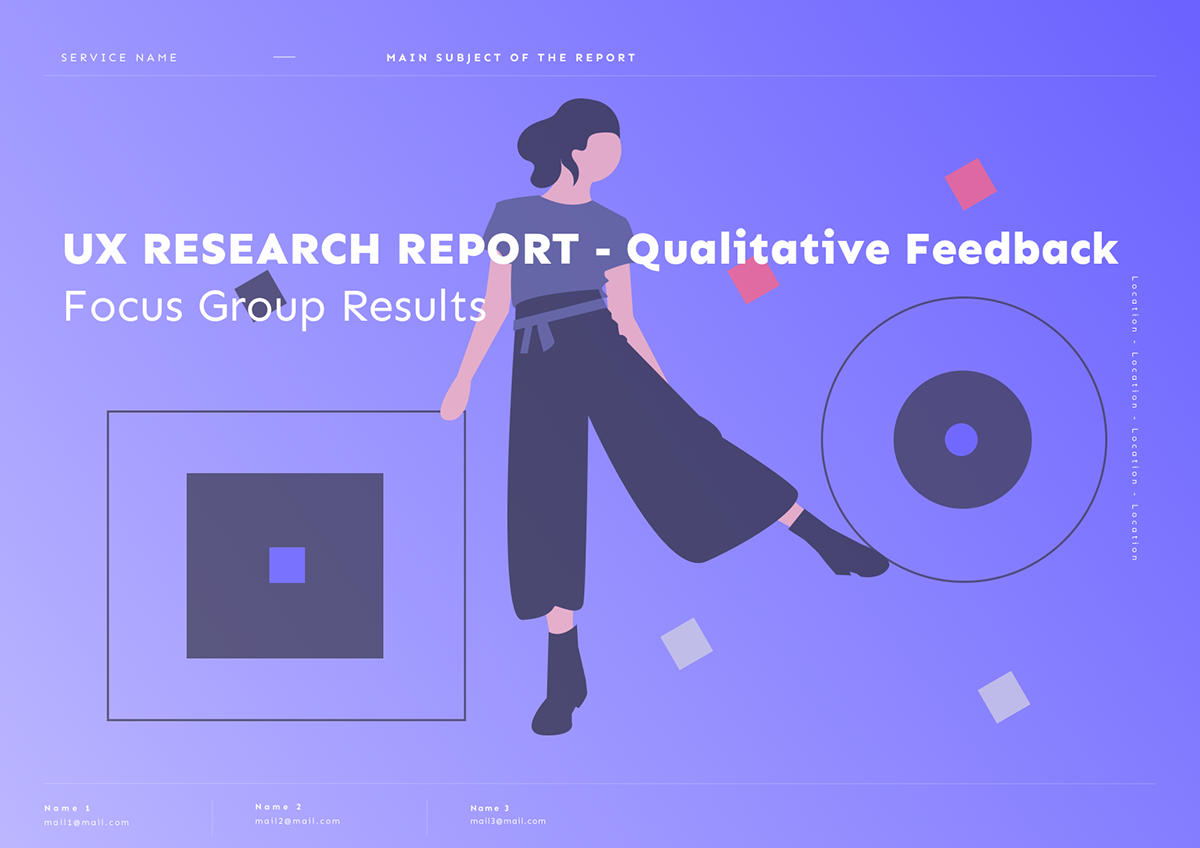 editorial feedback Focus Group ILLUSTRATION  Methodology Qualitative report UserExperience ux UX Research