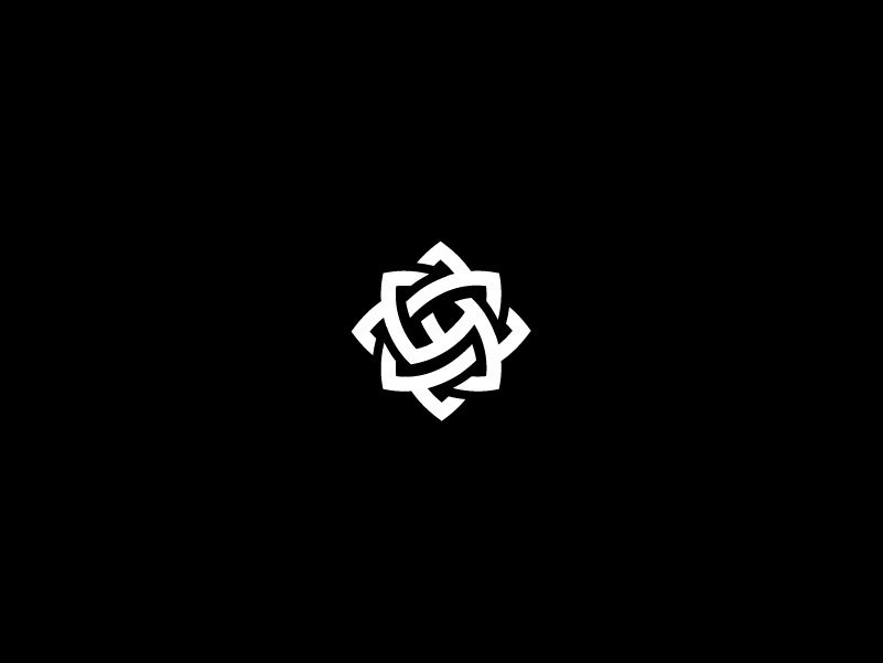branding  Logotype logo design minimal monogram letter bw