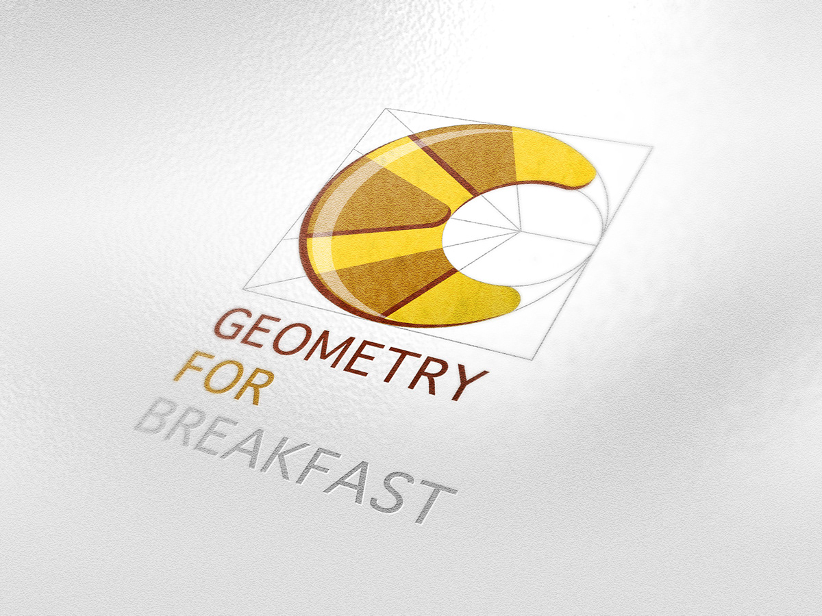 geometry Blog breakfast Website design yellow