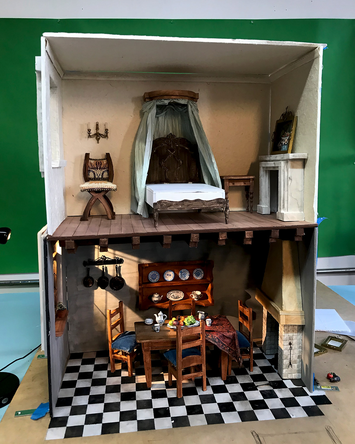 stopmotion animation stopmotion fabrication animation  dollhouse 3D illustration Miniature Diorama
