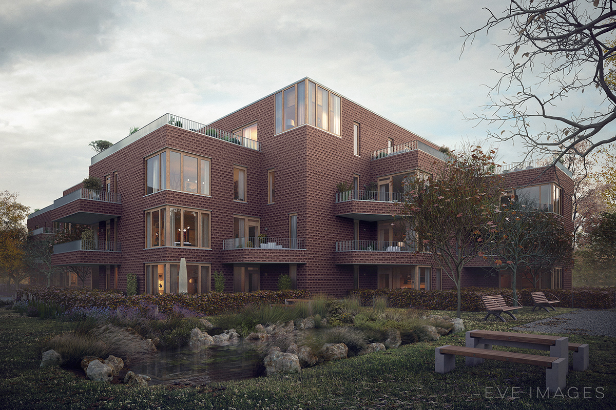 rendering residential advertisement luxury housing 3D visualization marketing   digital
