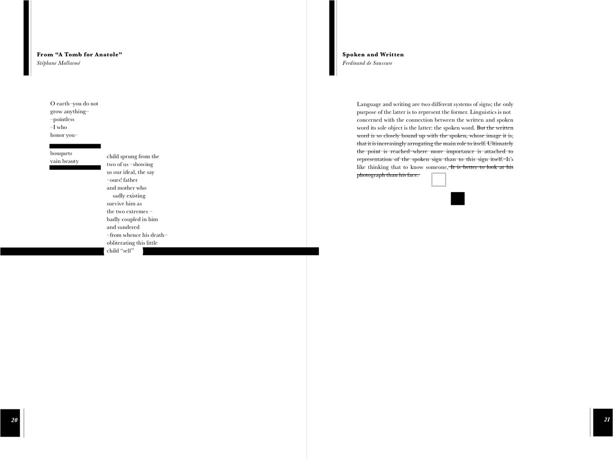 spoken word text experimental print 8 text