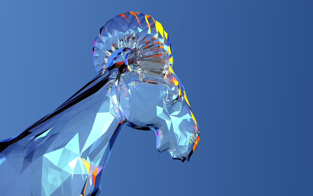 animals colors graphics 3D art design
