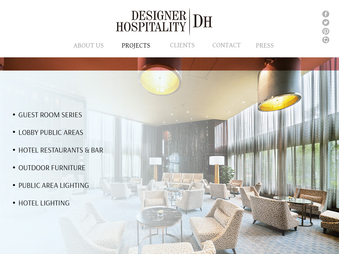 anaguerraa Web design graphic ux UI Hospitality miami designgroup sophisticated