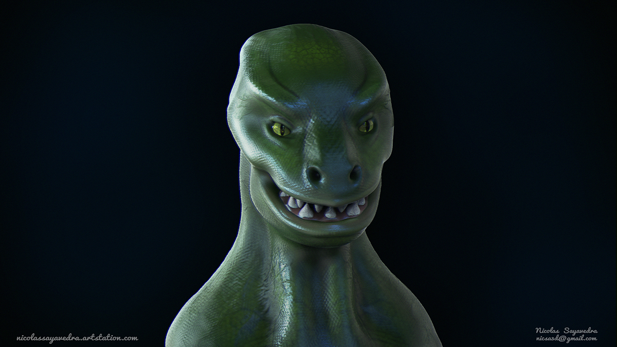 Lizardman  Zbrush 3D art lagarto hombre man men reptil 3d art