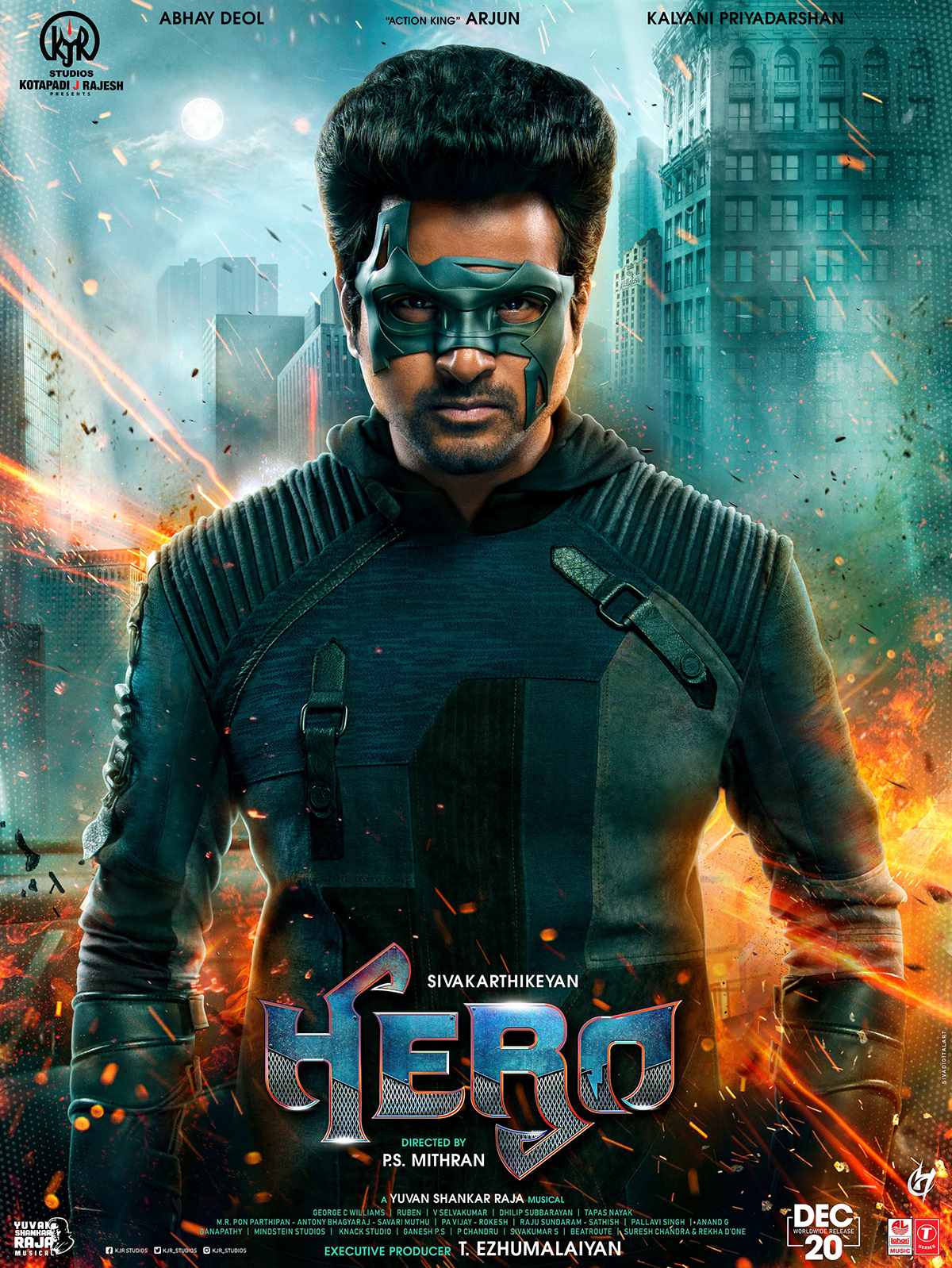 vigilante Hero sivakarthikeyan sivadigitalart art Love SuperHero movie poster poster design