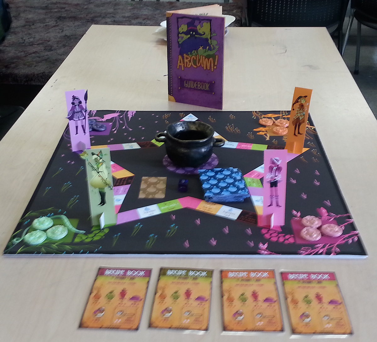 board game Group Project Witches Potions Children's Game