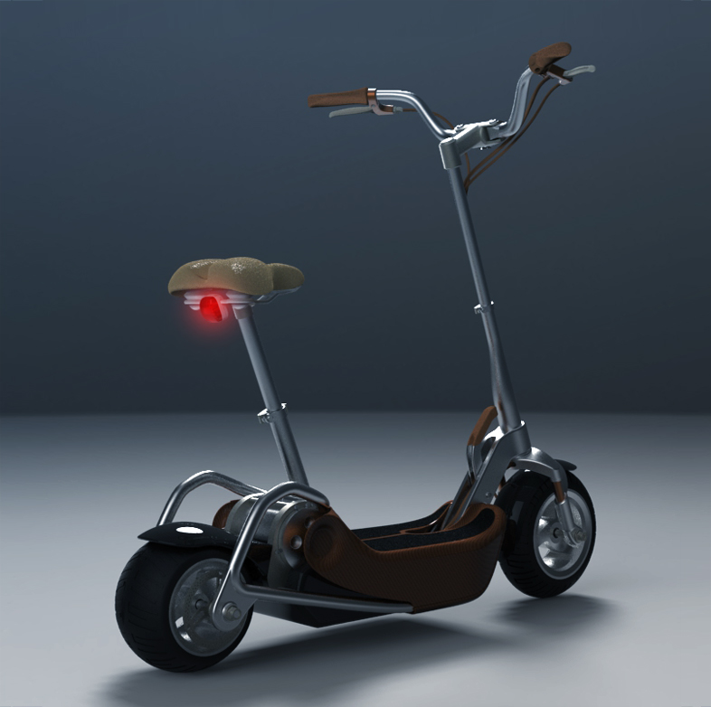 Transport Scooter electric city aluminium handlebars carbon fibres personal Vehicle parking space folding center KOLO
