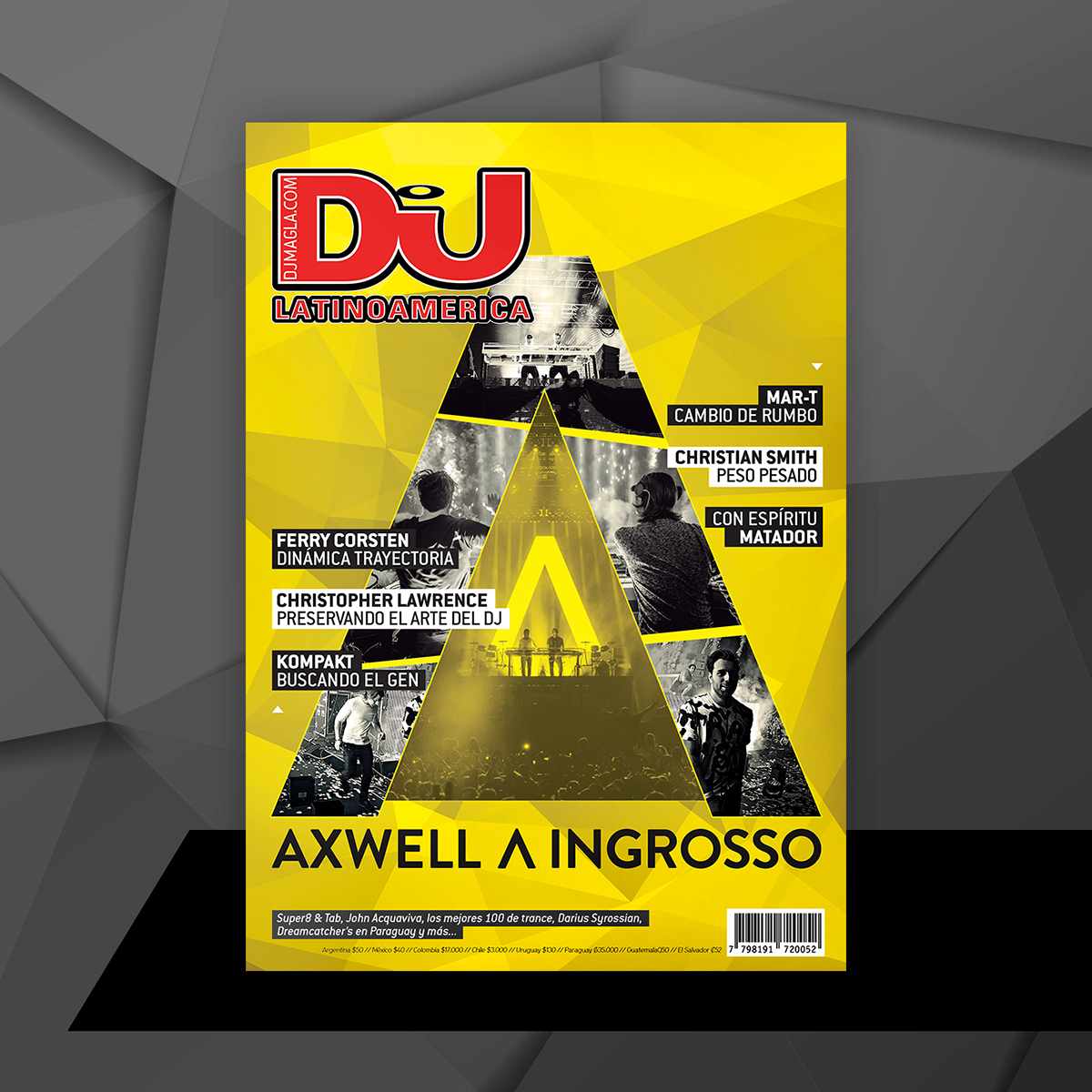 design editorial design  magazine dj electronic music dj mag techno trance Magazine design Music magazine