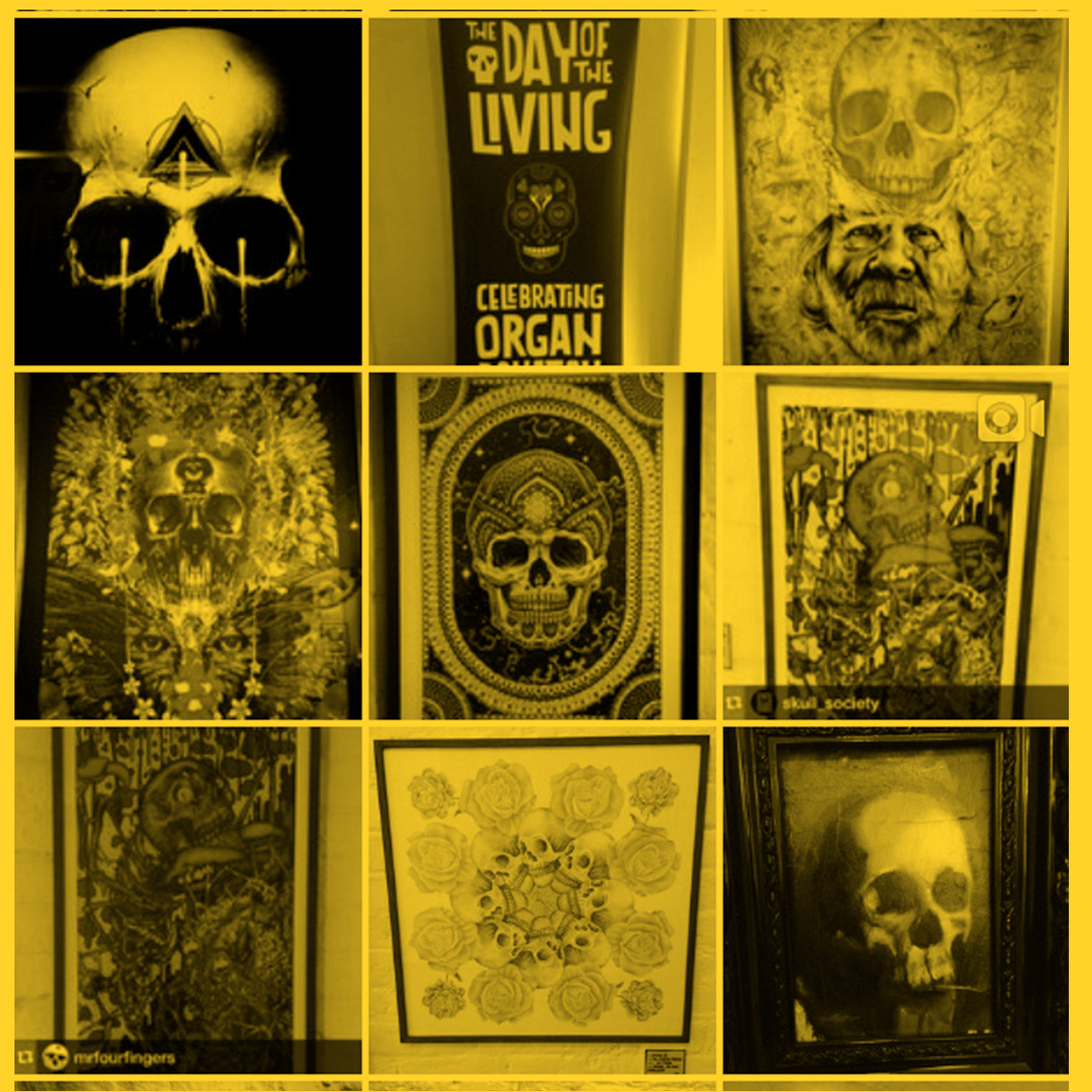 #illustration #skull #draw  #drawing #painting #print London silkscreen art Exhibition  celebrabisvitae