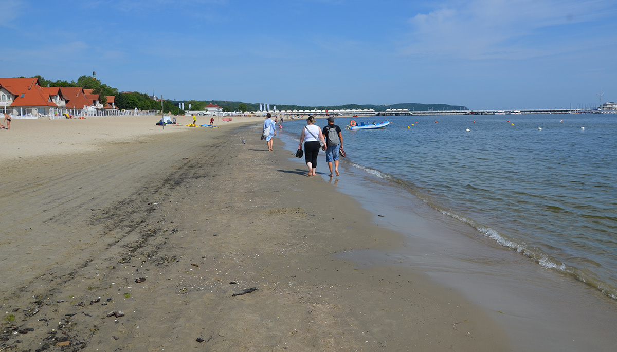 beach summer people sopot relaxation Nature