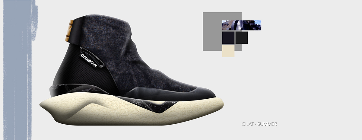 Côte&Ciel high fashion cote ciel footwear footwear design explore storytelling   presentation Layout Brand Knowledge  inspiration
