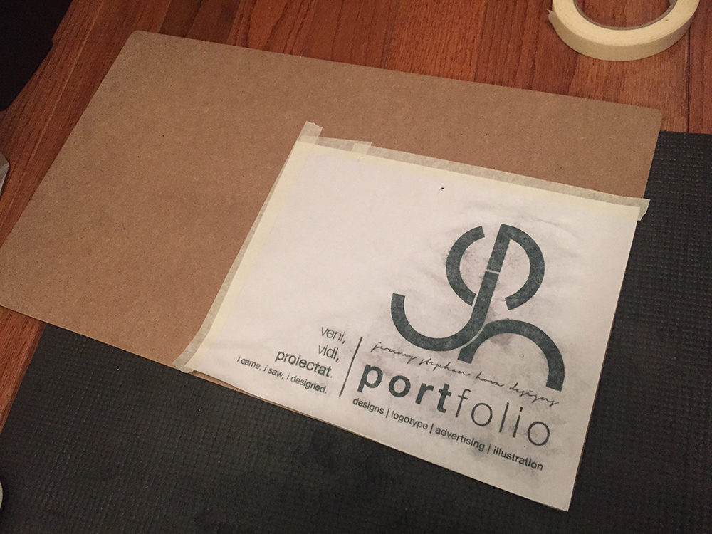 portfolio design logo craft wood