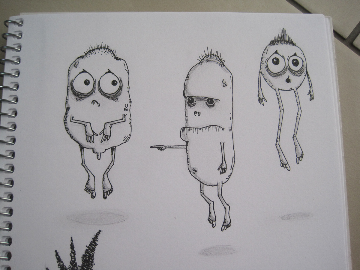 doodles sketching sketches monsters