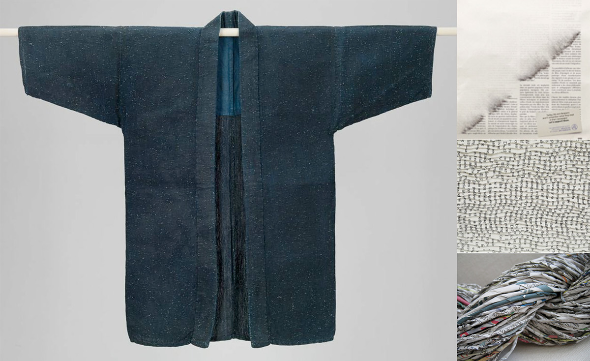 dobby museum kimono Woven dye words Stories