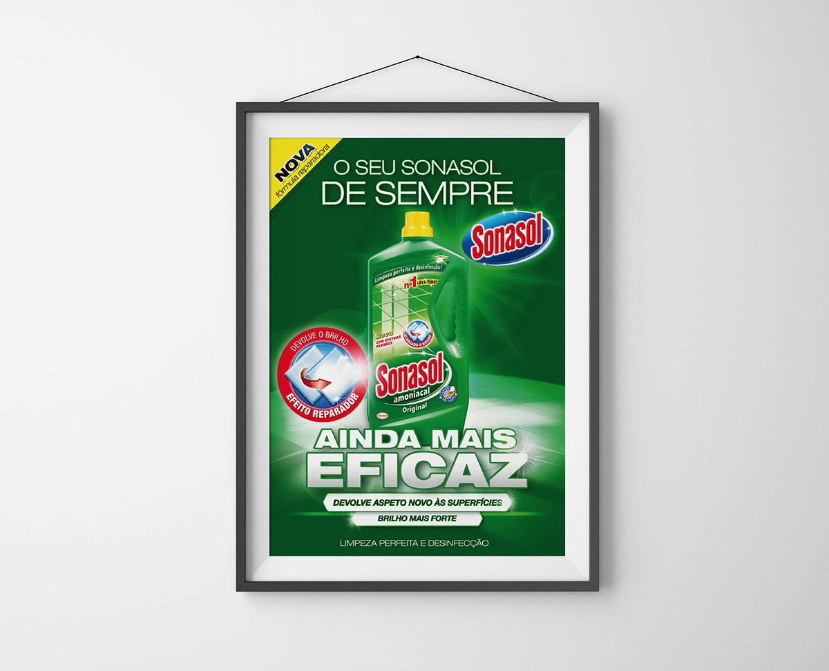 henkel sonasol Portugal Detergentes promo Promotional Packshot