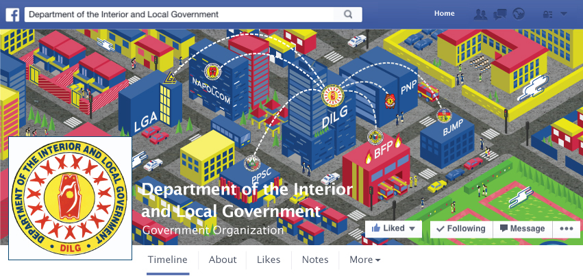 DILG facebook cover cover photo Isometric dilg Government