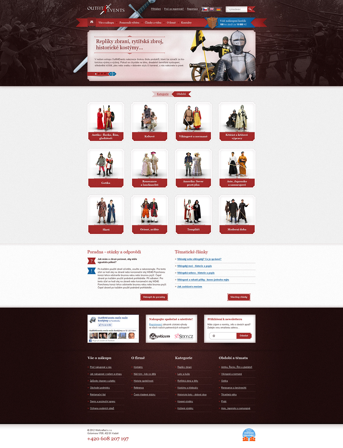 Web  webdesign  design shop eshop e-shop  Medieval 