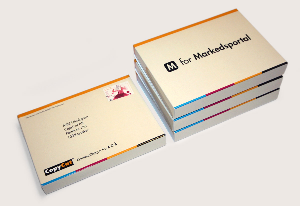 direct marketing campaign cross-media xmpie copycat folder card box qr QR Code Responsive Design 1:1