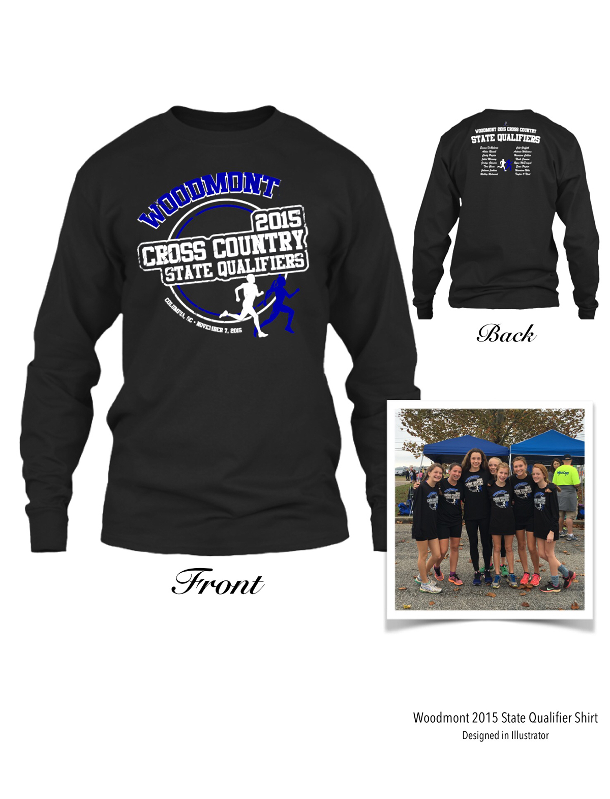 Woodmont Cross Country State Shirt On Behance,Anniversary T Shirt Design For Couple