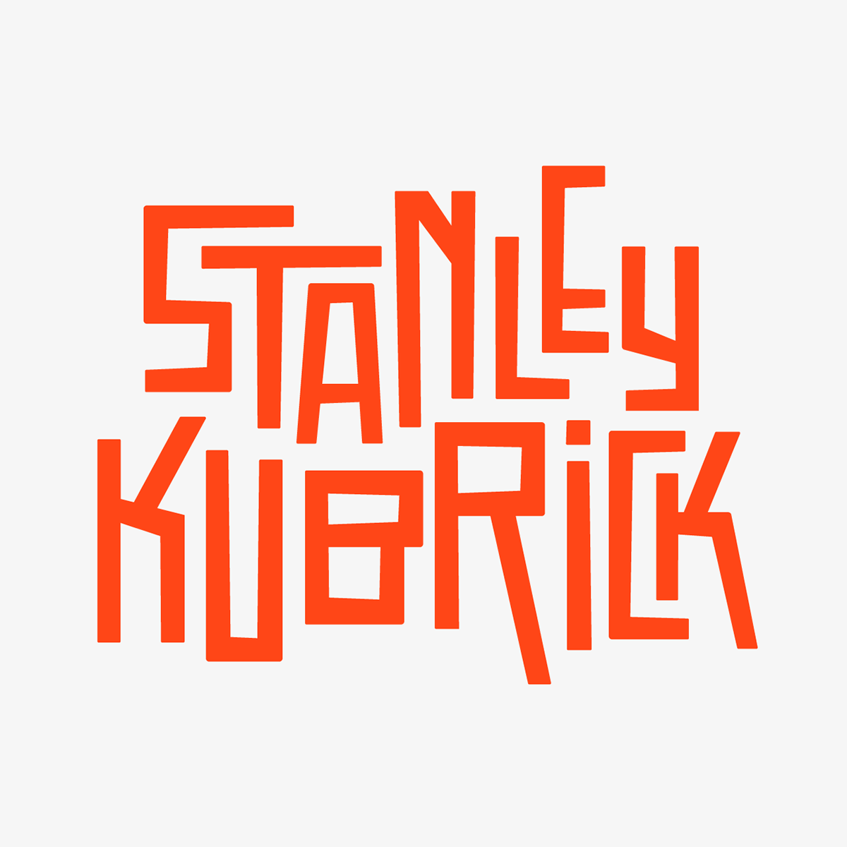 lettering letters bauhaus Stanley Kubrick women London amsterdam ILLUSTRATION  type illustrated type
