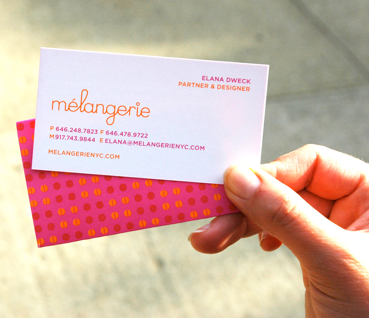 pattern colorful geometric business card identity logo design studio paper goods