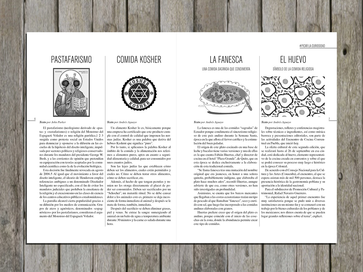 graphicdesign magazine cook Food  culture