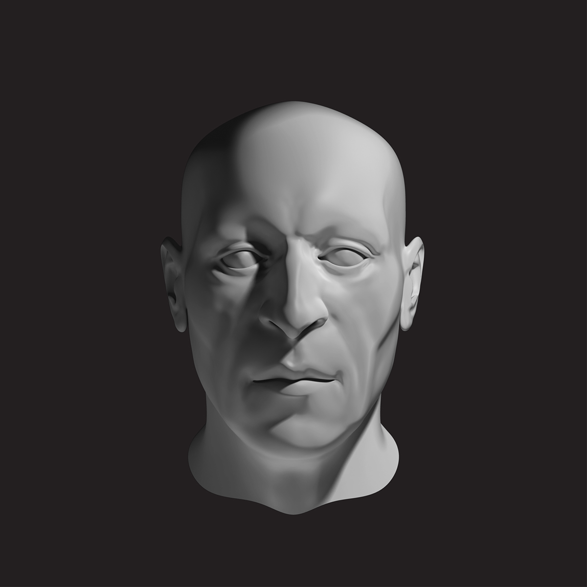 reconstruction face skull 3D spatial ladislaus king