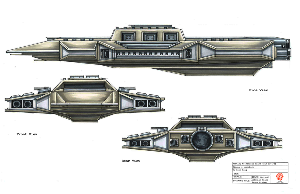 Space  cruiser science fiction Military concept