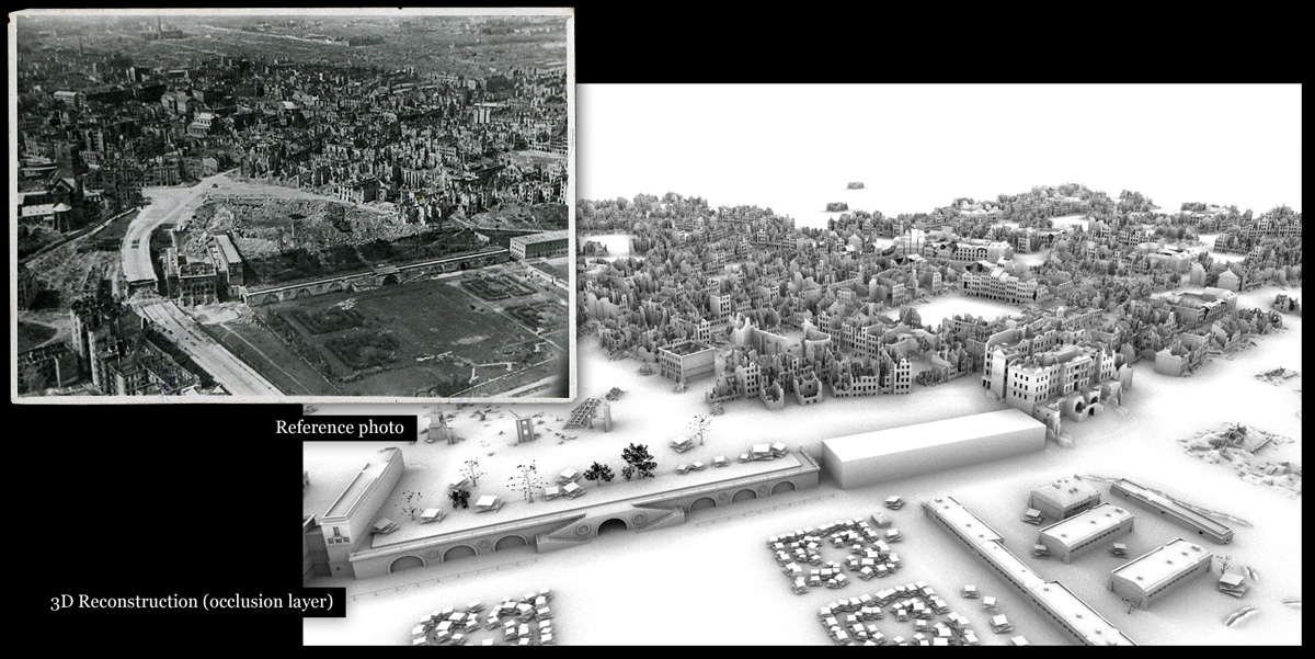 warsaw world war 3D city Landscape