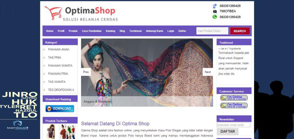 php development Ecommerse Online shop cms online shop