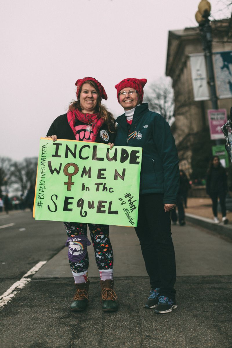 pussy hat women's march dc portrait photography Trump feminism
