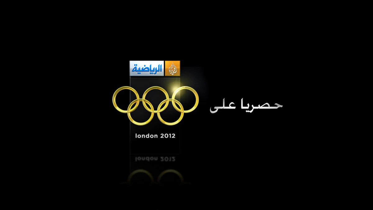 al jazeera sports Olympics London Sports Branding rings branding  CGI logo nbc sports