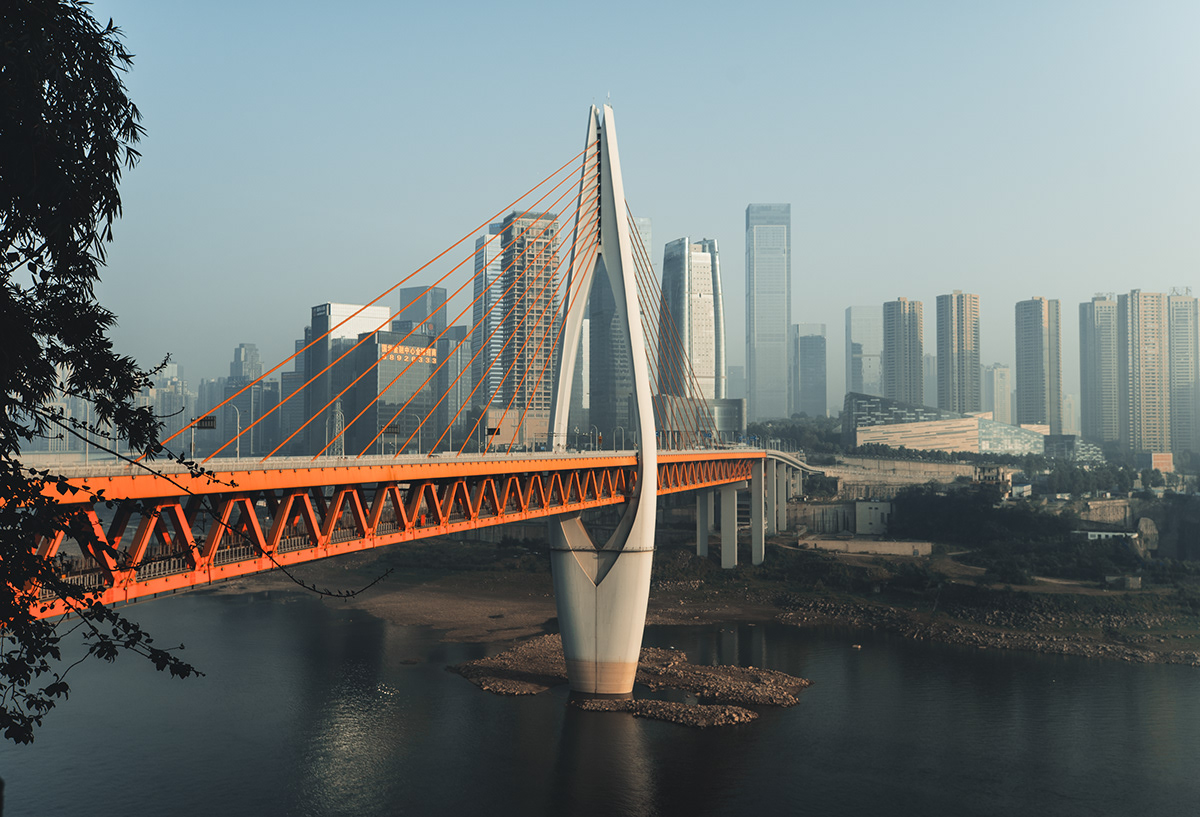 architecture asia china chongqing city cityscape drone future skyscrapper Urban