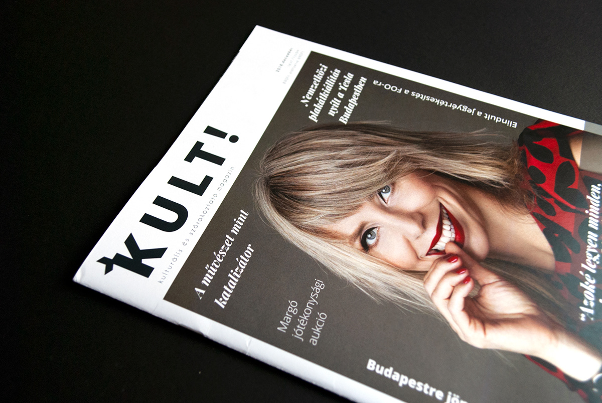 Layout magazine culture design