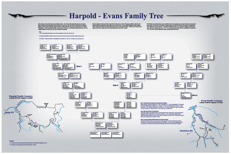 Family Tree geneology Poster Design