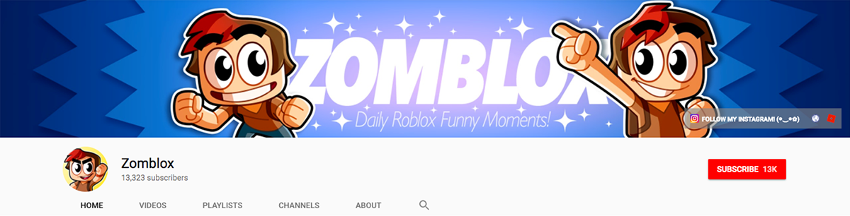 Youtube Banners On Behance - youtube roblox channel art